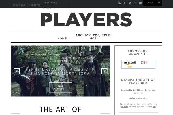 playersmagazine.it site used Metro-magazine-pro
