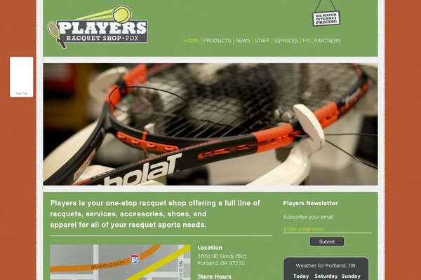 WordPress website example screenshot