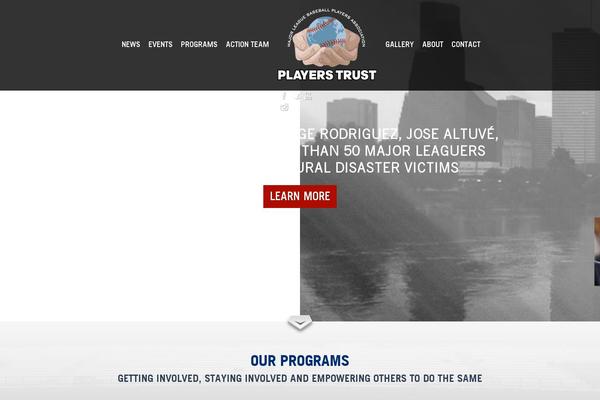 playerstrust.org site used Mlb