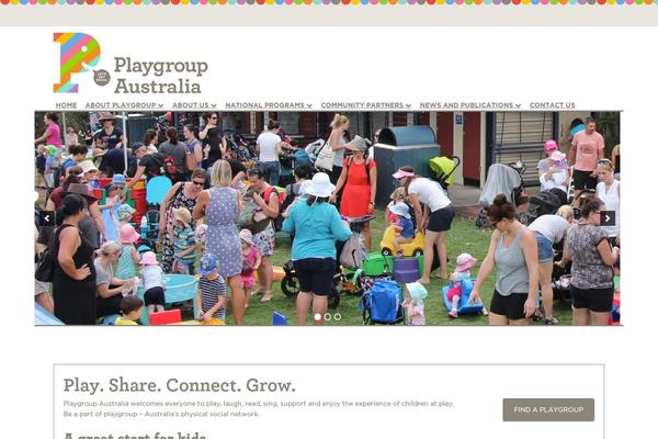 playgroupaustralia.com.au site used Playgroupqld