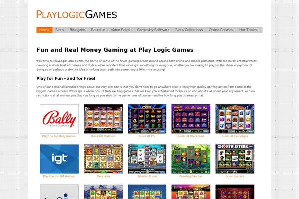 Gonzo theme site design template sample