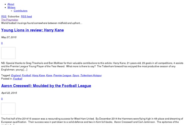 WordPress website example screenshot