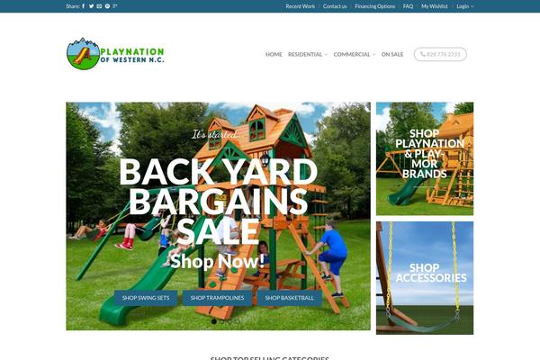 Flatsome theme site design template sample