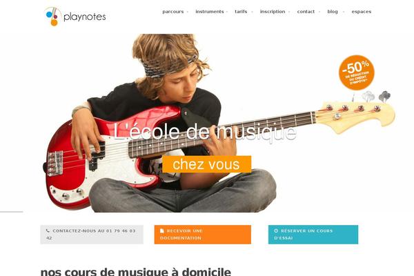 playnotes.fr site used Blink