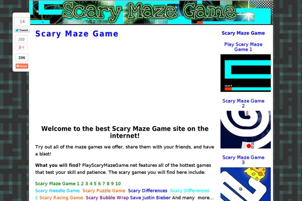 playscarymazegame.net site used Ad Flex Niche