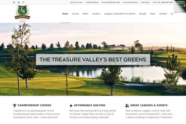 WordPress website example screenshot