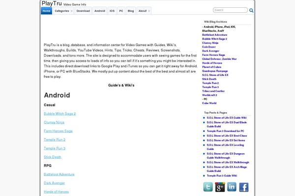 WordPress website example screenshot