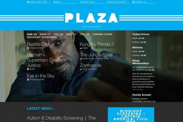 Plaza theme site design template sample