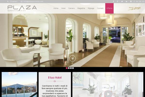 Milano theme site design template sample