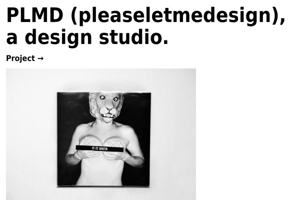 pleaseletmedesign.com site used Plmd2014