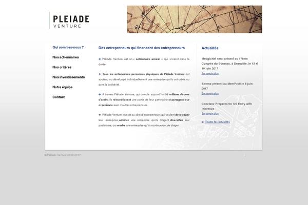 pleiadeventure.com site used Pleiade-v2
