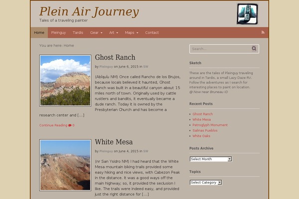 WordPress website example screenshot