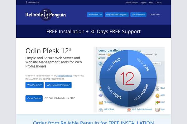plesk4cloud.com site used Dt-the7-v2