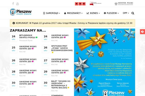 pleszew.pl site used Pleszew