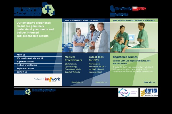 plexusmedicalrecruitment.com.au site used Plexus2014