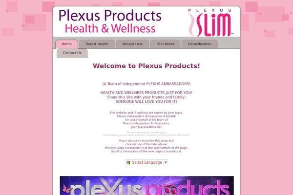 plexusproducts.com site used Plexus