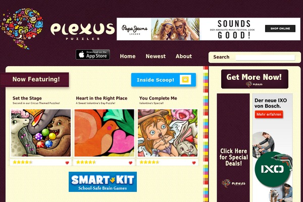 Plexus theme site design template sample