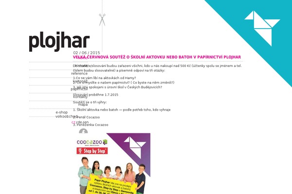 plojhar.cz site used Plojhar_layout