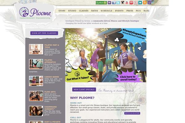 WordPress website example screenshot