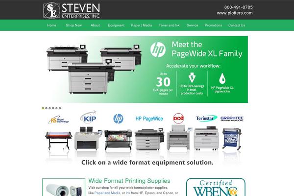 Storefront theme site design template sample