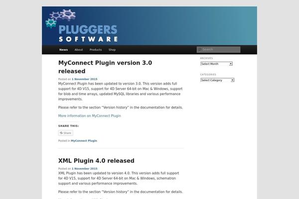 pluggers.nl site used Pluggers