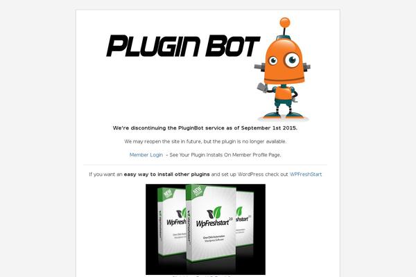pluginbot.com site used Membership