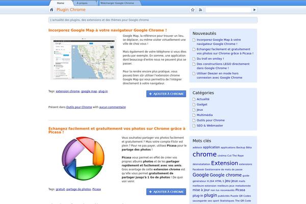 Googlechrome theme site design template sample