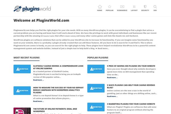 pluginsworld.com site used Bostan-child