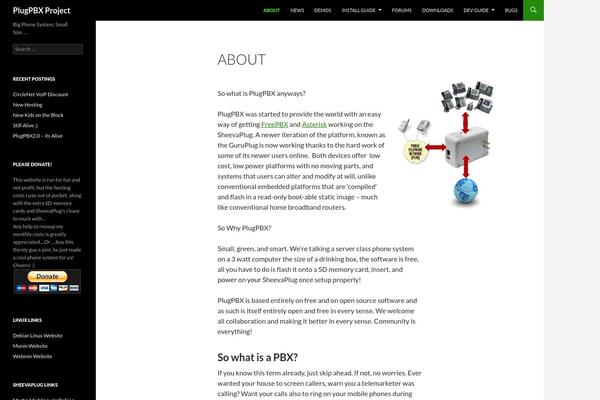 WordPress website example screenshot