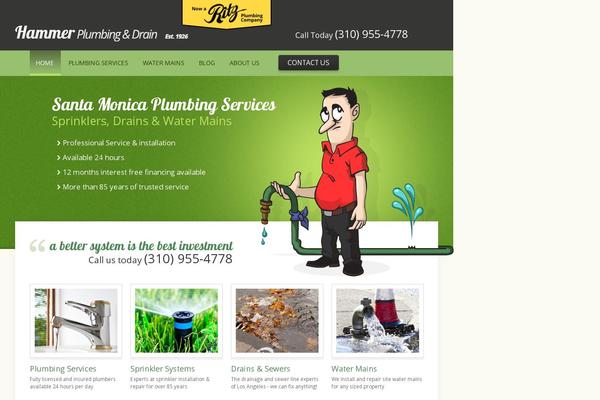 plumbersantamonica.com site used Hammer