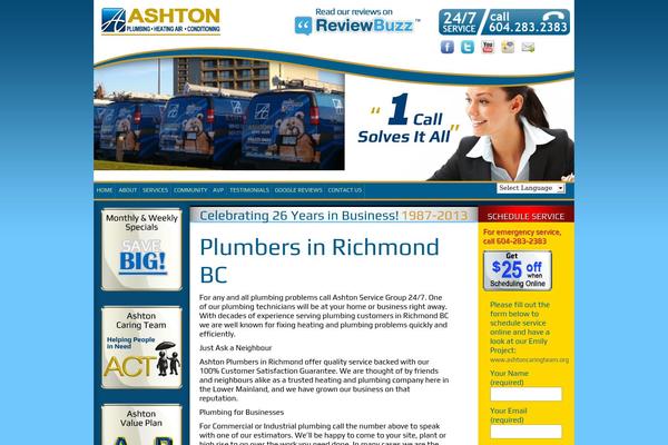 plumbersinrichmond.ca site used Ashton_bones