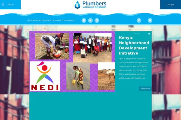 plumberswithoutborders.org site used Lifewater