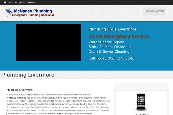 plumbinglivermore.com site used Ppl Ninja Theme