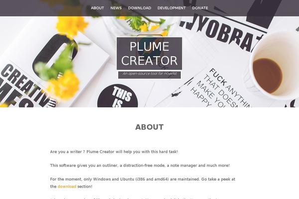 plume-creator.eu site used Plume-creator-studio