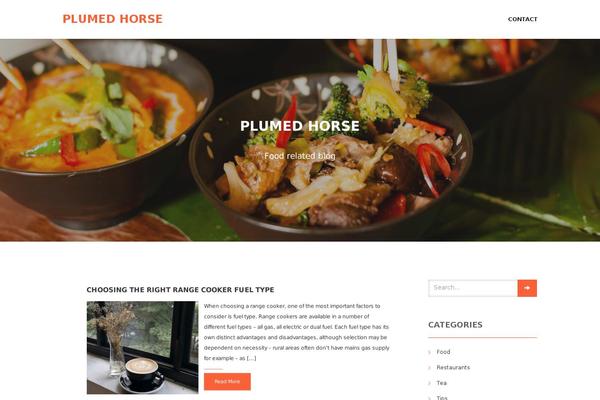 plumedhorse.co.uk site used Vega