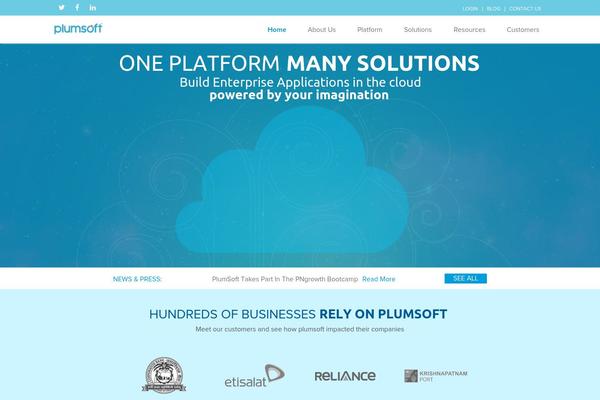 plumsoft.com site used Plumsoft