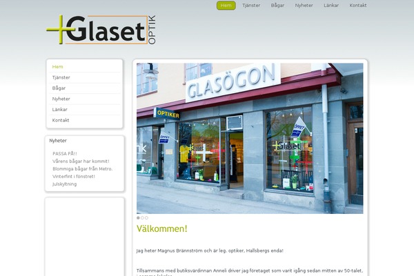 plusglaset.se site used Plusglaset1