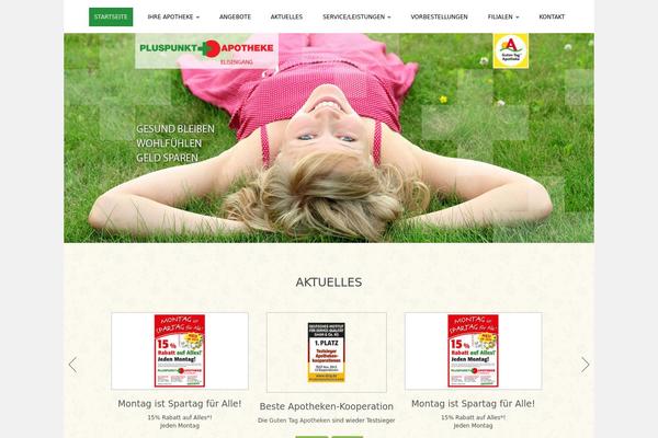 pluspunkt WordPress theme, websites list used pluspunkt theme pluspunkt theme websites examples