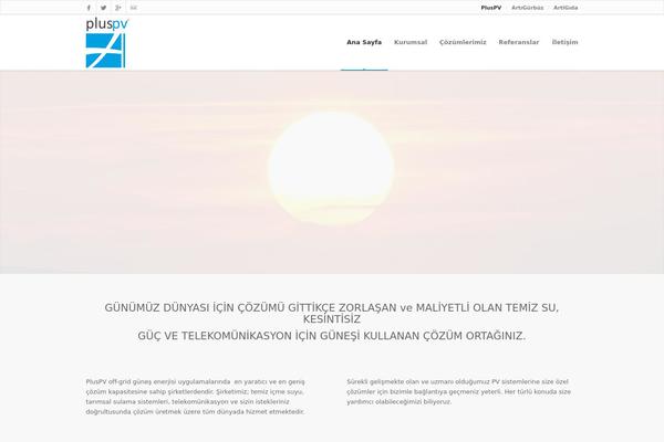 pluspv.com site used Enfold