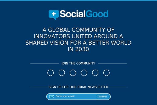plussocialgood.org site used Socialgood