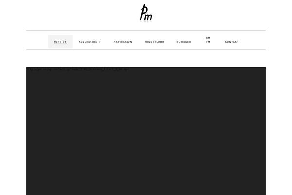 Pm theme site design template sample