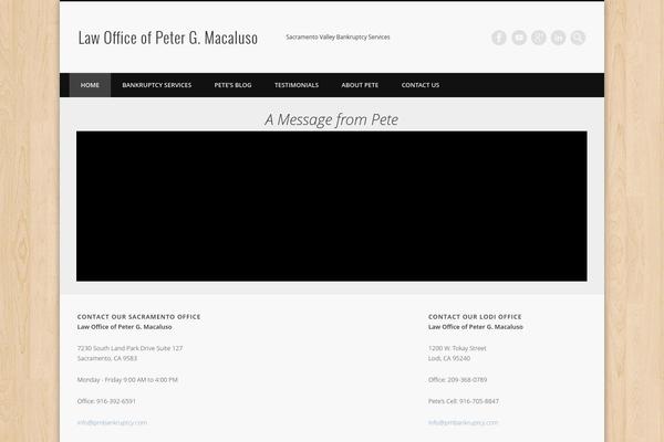 WordPress website example screenshot