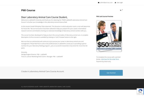 Site using Wp-courseware plugin