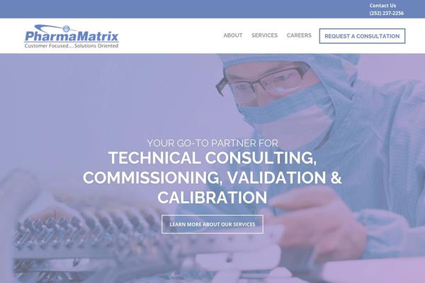 Total theme site design template sample