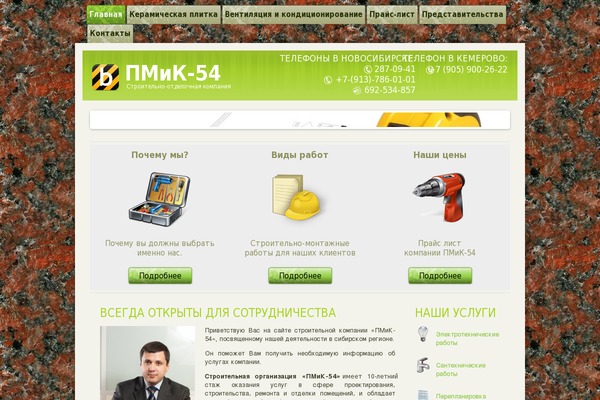 pmik54.ru site used Theme1