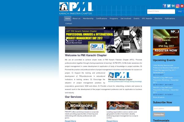 Pmi theme site design template sample