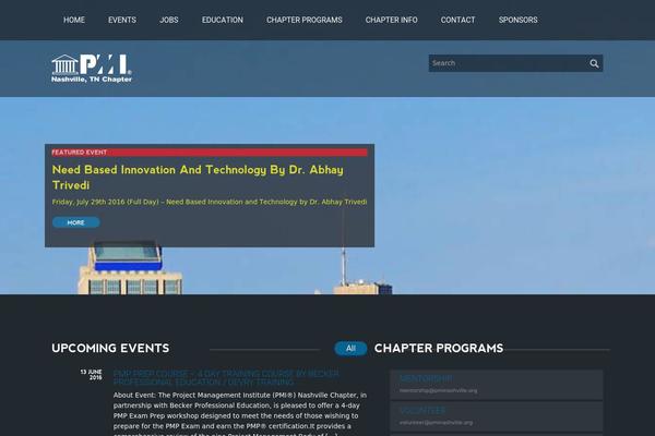 Pmi theme site design template sample