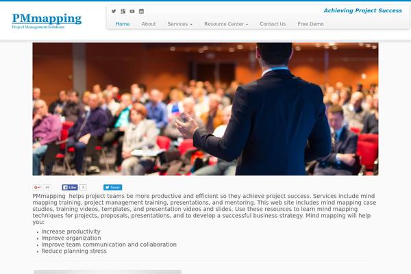 Customizr theme site design template sample