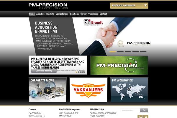 pmprecision.com site used Htm