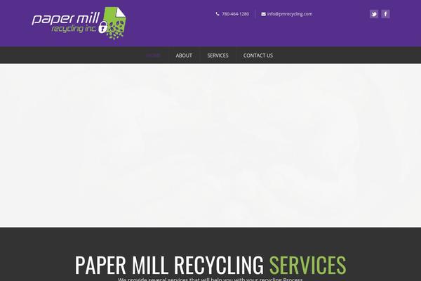 Eco Recycling theme site design template sample